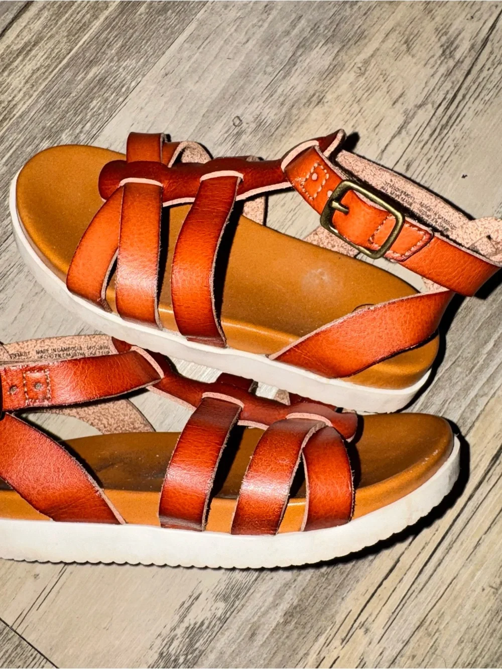 Wonder Nation toddler strappy Buckle Sandals